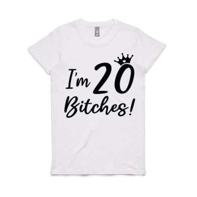 Birthday Tee 20 Bitches Thumbnail